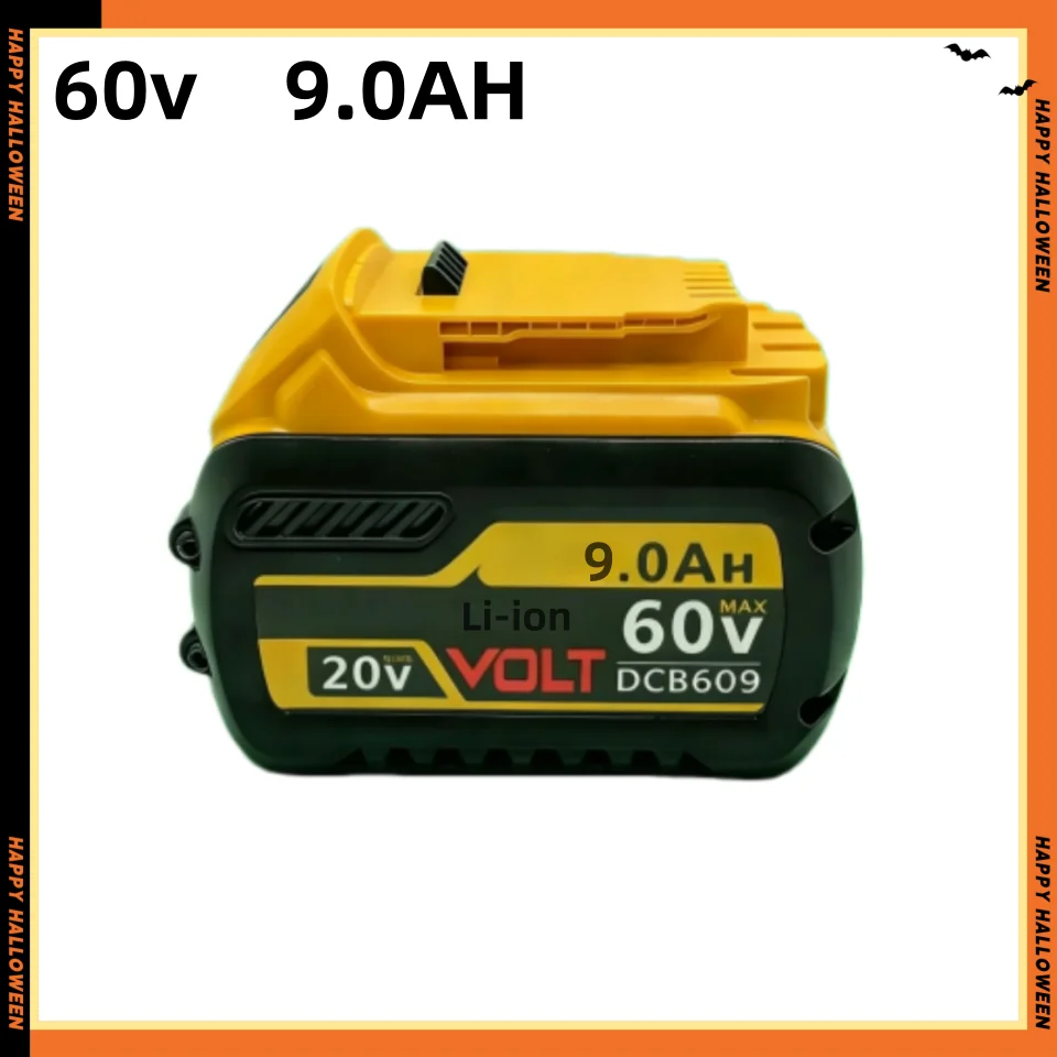 

Аккумулятор DCB606 DCB205 DCB206 20В/60В 6-9.0Ач, литий-ионный, перезаряжаемый, для инструментов DCD805, зарядное устройство, электрическая дрель.