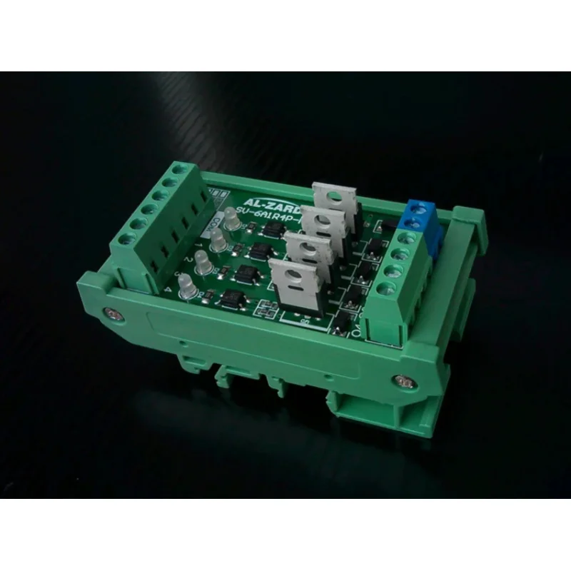 4-channel PLC Amplifier Board, Input Is Fully Compatible, Photoelectric Isolation Board, High-power Transistor