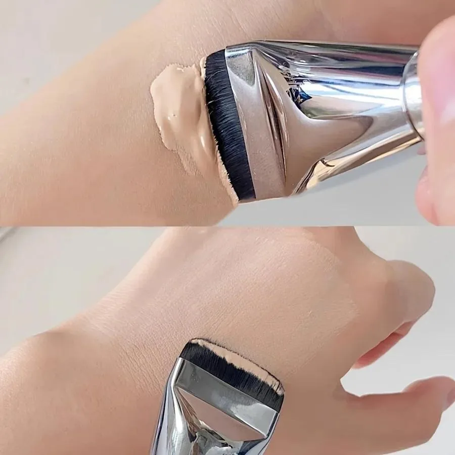 أدوات مكياج التجميل، فرشاة كريم أساس مكونة من كلمة واحدة لا تأكل مسحوق الرأس المسطح، فرشاة مكياج، فرشاة مكياج