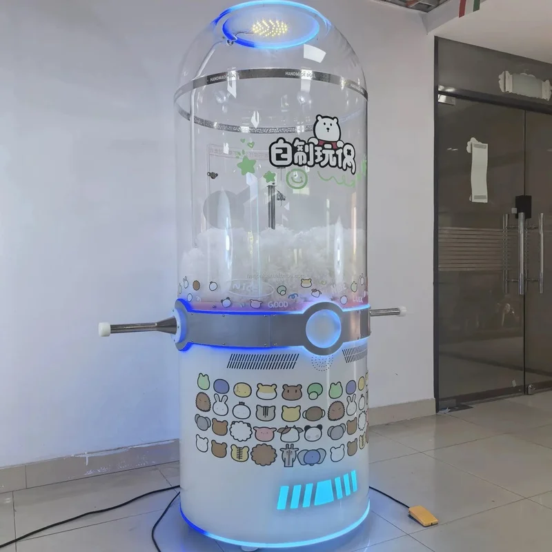 Kids Playground Equipment Self-service Stuffed Toy Filling Machine / DIY Plush Doll Stuffing Machine for Mall