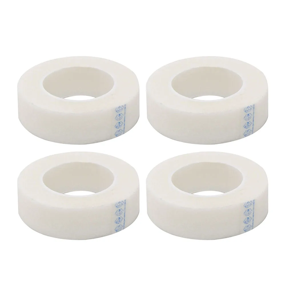

4pcs 4 Rolls 1.25Cmx9M Eyelash Extension Tape Non-Woven Fabric Sensitive Skin Lash Isolation Strip Eye Lash Supply