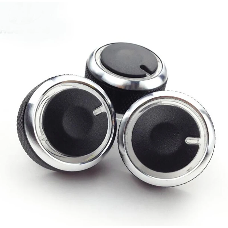 For Chevrolet Spark Chery QQ3 QQ6 3pcs/set Car AC Knob Air Conditioning Knob Heat Control Switch Knob Car Styling