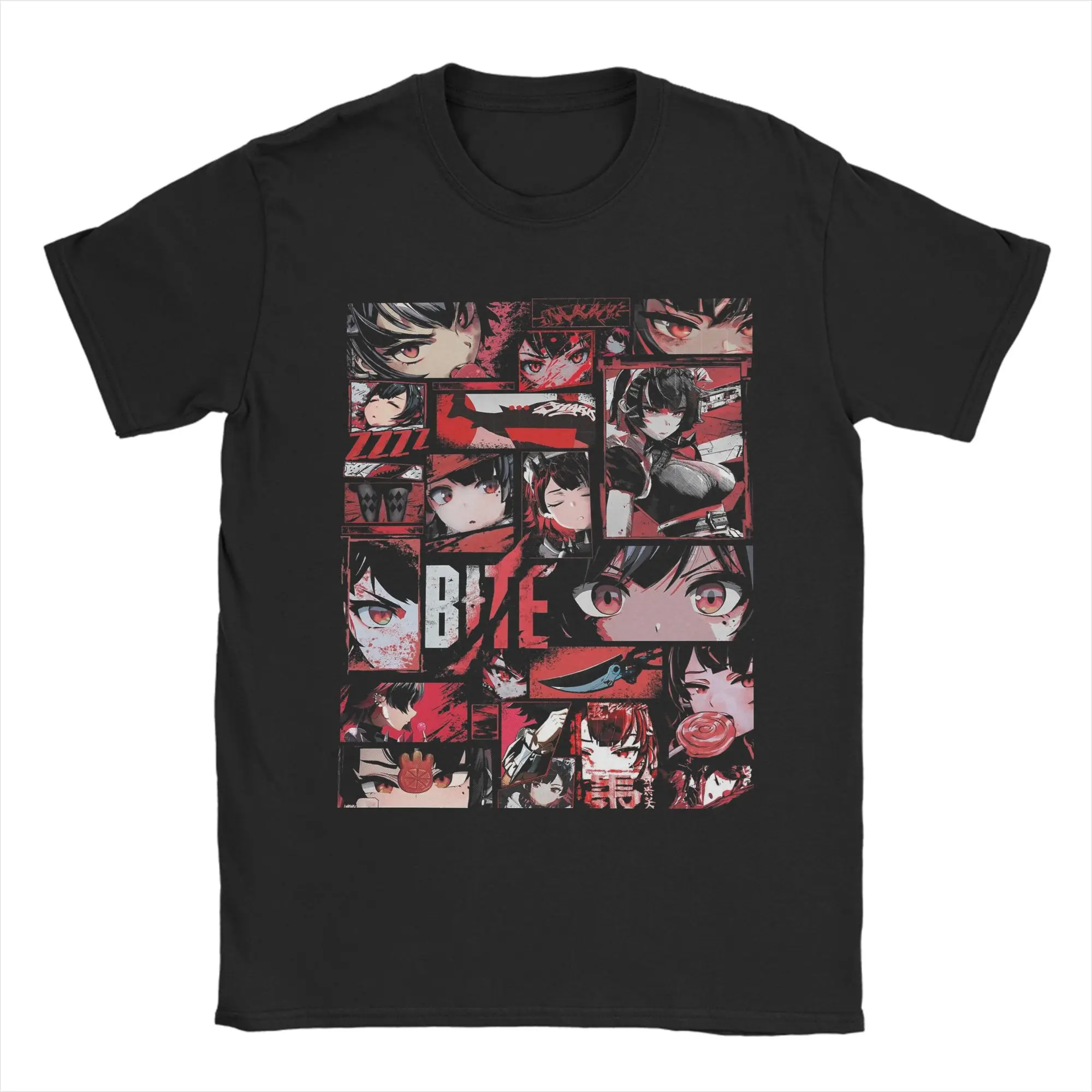 Men's T-Shirts Ellen Joe Comic Style Zenless Zone Zero Vintage 100% Cotton Tee Shirt T Shirts Round Collar Clothes Gift Idea