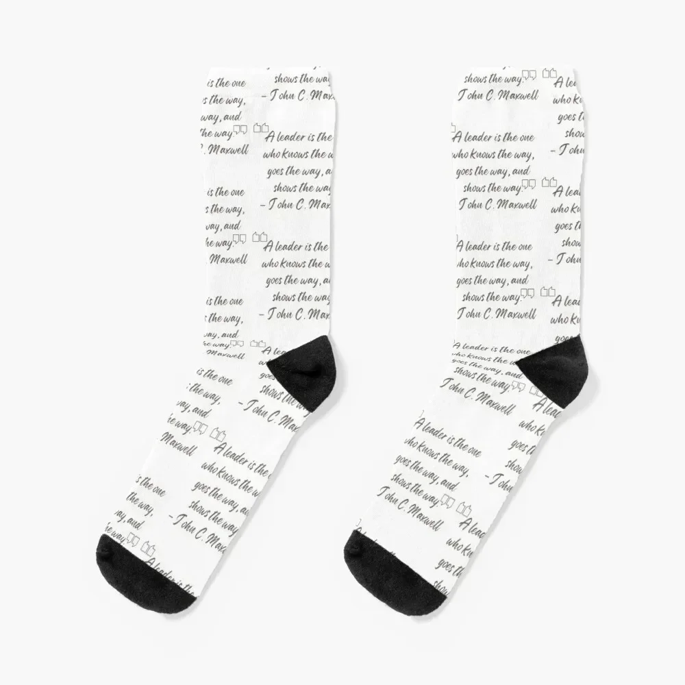 

Quotes on leadership Socks warm winter hockey christmass gift set Men's Socks Women's