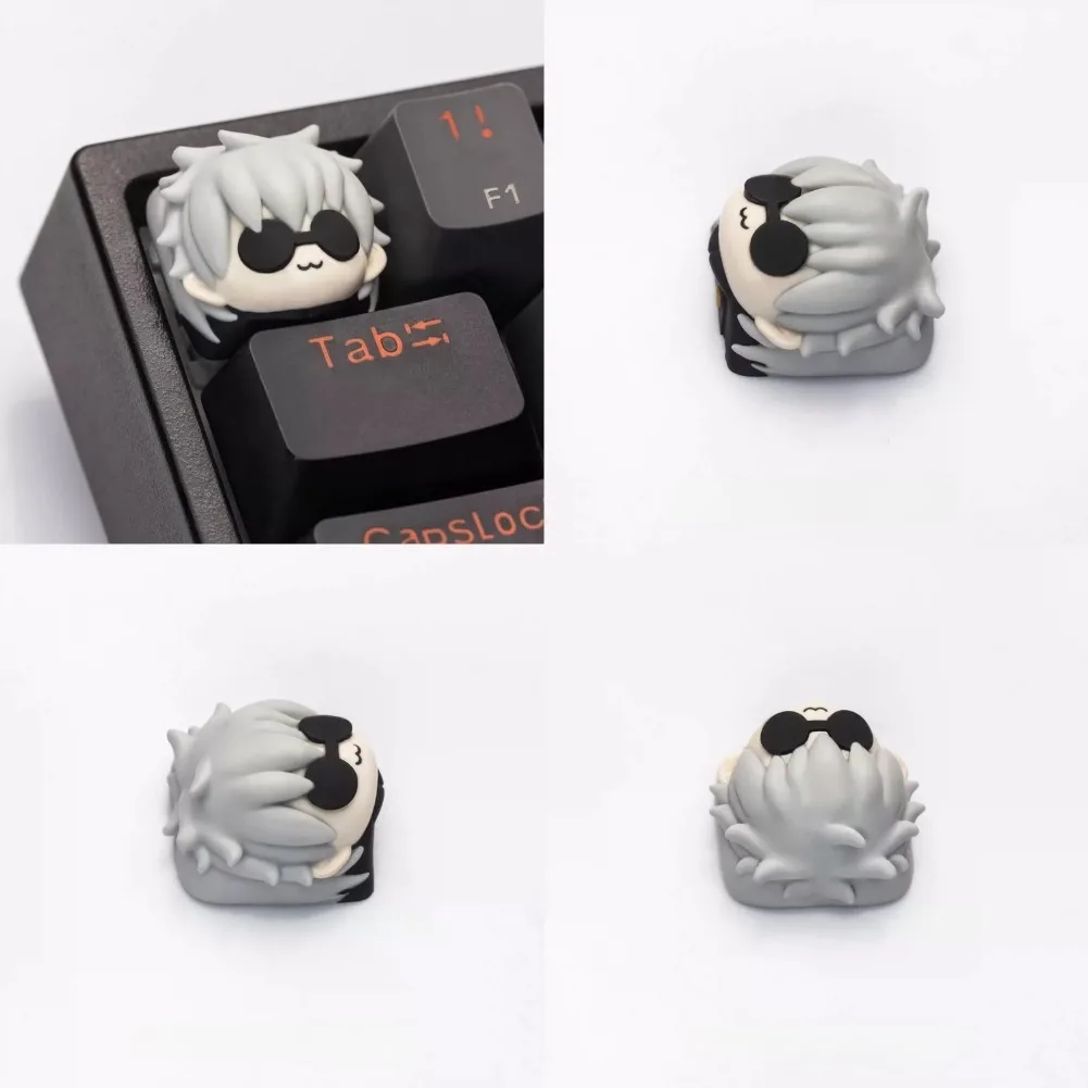 Jujutsu Kaisen Anime Gojo Satoru Resin Personalized Mechanical Keyboard Single Customized Keyboard Cap Cross Axis Keyca 3