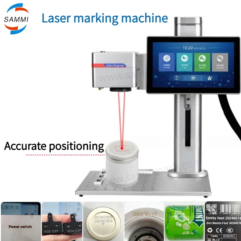 

Portable Mini Laser Date Batch Code Printer Laser Coding Machine Qr Bar Laser Marking Machine For Metal