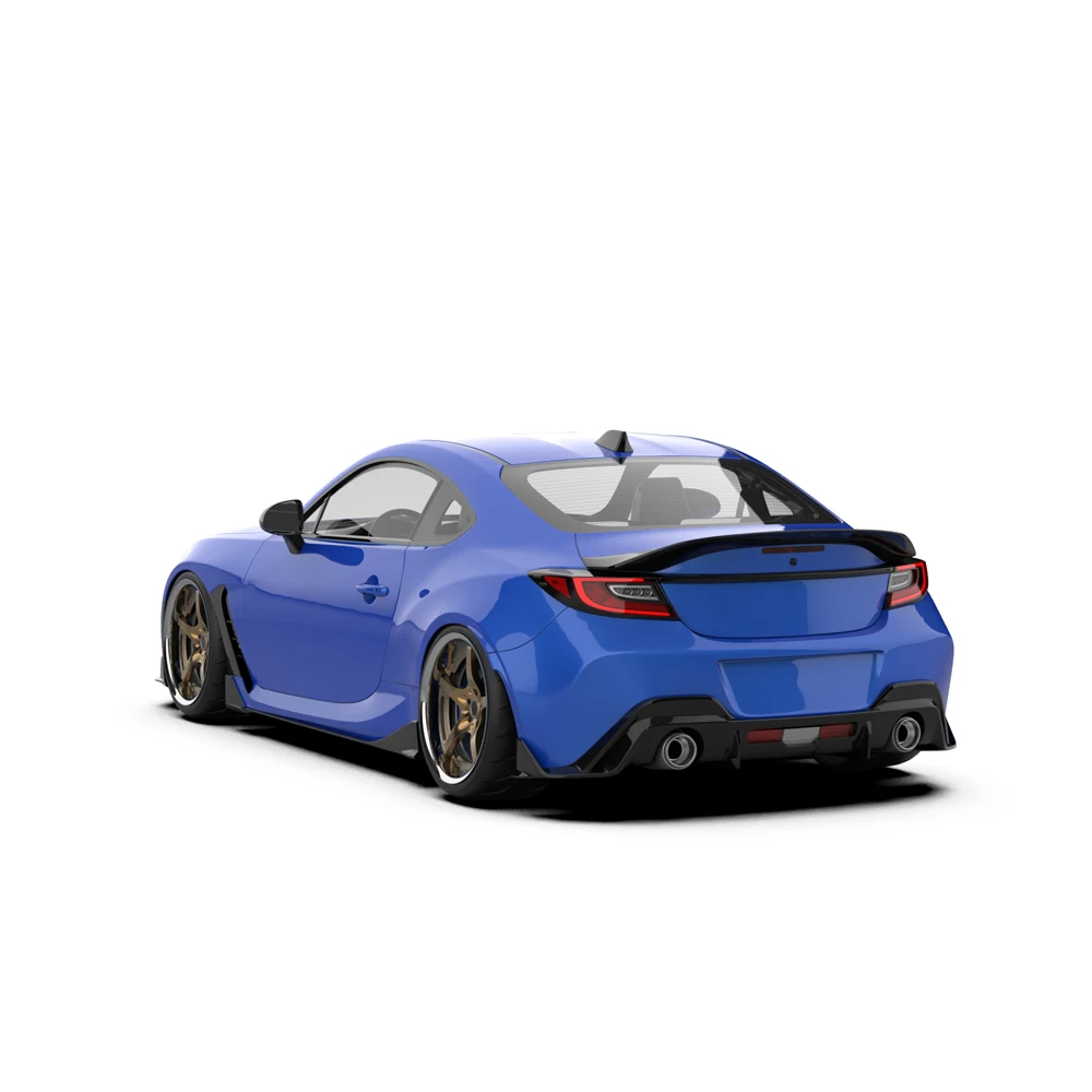 GR86 BRZ 2022 + Robot Style Miniature Kit with Front Lip Side Skirt Rear Diffusion Spoiler Trim