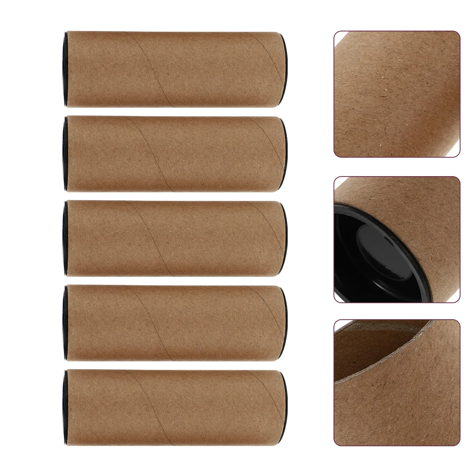 5Pcs Poster Tube Sturdy Round Paper Tube for Shipping Artwork Prints Designs Large Documents Umbrella Wrapping