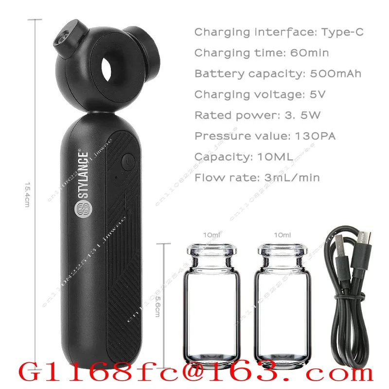 5V/3.5w 130Pa Mini Aftershave Mister Spray with Type-C USB 10ml Shave Atomizer