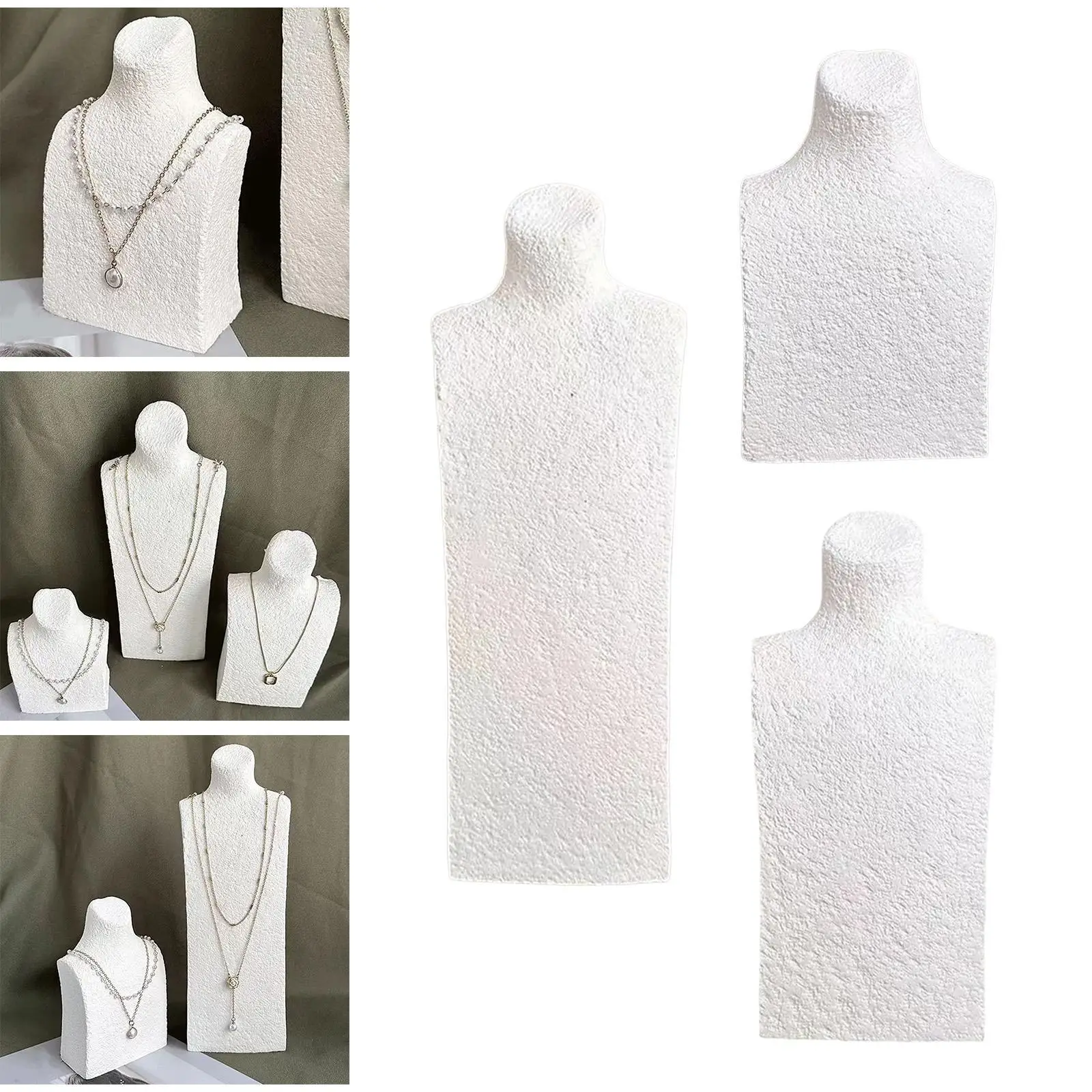 

Держатель для бюста ювелирных изделий Отдельностоящий ювелирный магазин Стабильная подставка для ожерелья