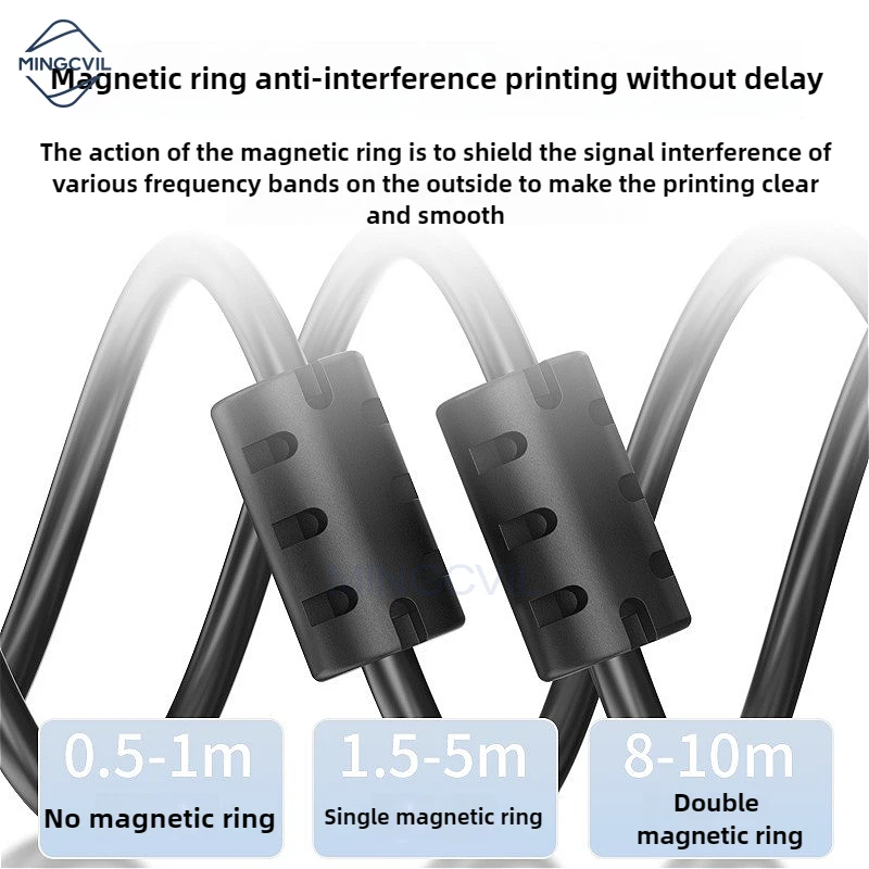 MINGCVIL USB High Speed 2.0 A To B Male Printer cable For Samsung Hp Epson Printer Cord usb printer cable - Image 4