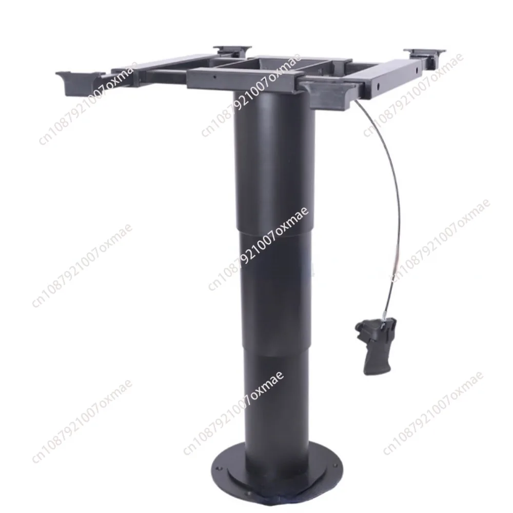 Pneumatic Raised RV Camper Adjustable Table Legs, Adjustable Height table base, Enables Table Top with Swivel and Slide Function