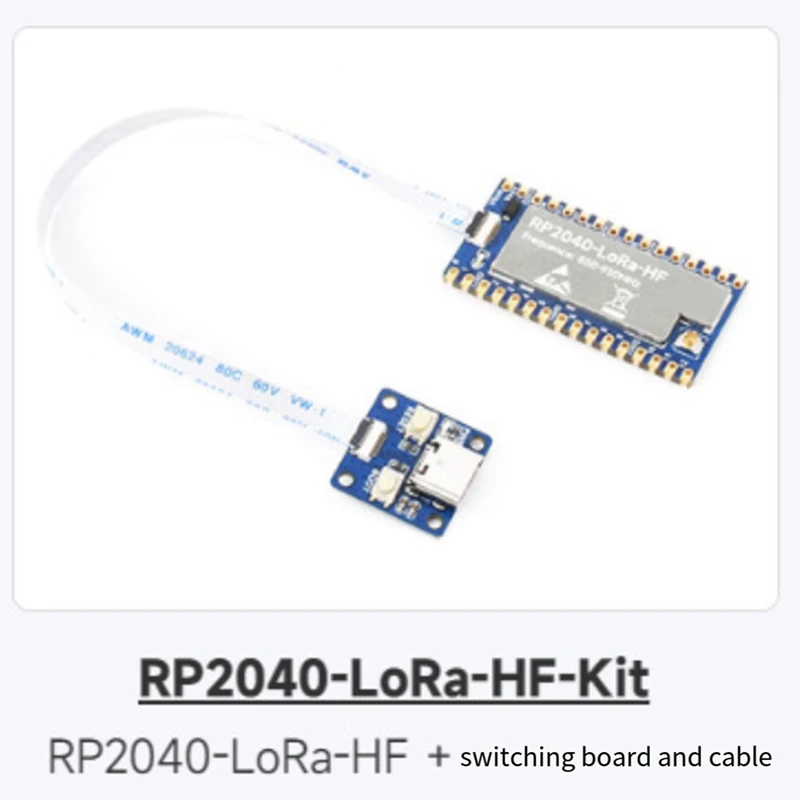 RP2040-LoRa HF Development Board Kit+Adapter Board SX1262 850-930Mhz Development Board Supports GFSK LoRa