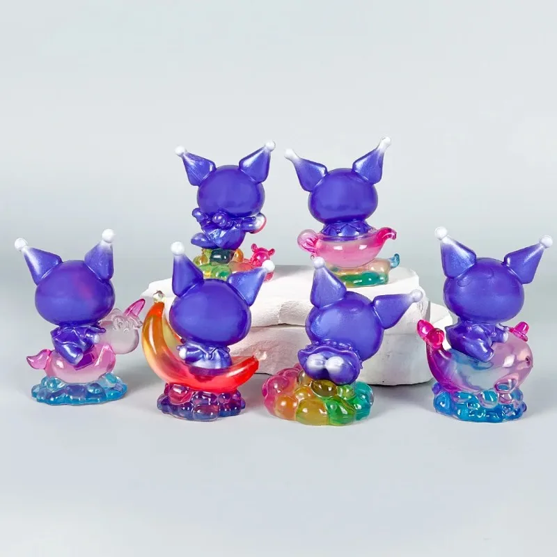 Sanrio Kuromi Hipper Dreaming Starry Sky Blindbox Oryginalna figurka kolekcjonerska dekoracyjna zabawka dla dzieci model na prezent