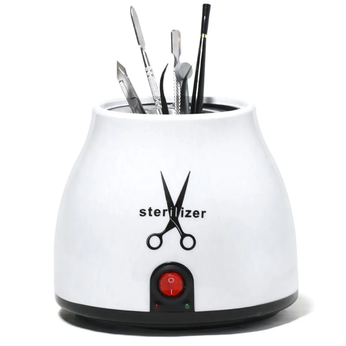 [N84R] Sterilizer with Glass Beads Major High Temperature Hairdressing Medical Tools Container EU Plug