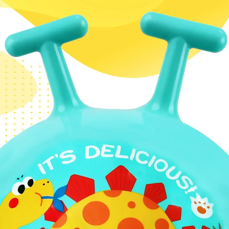 Balle à trémie de 45Cm pour enfants, balles de saut rebondissantes avec poignée, jouets gonflables à monter, jouets de sport pour garçons et filles, cadeau