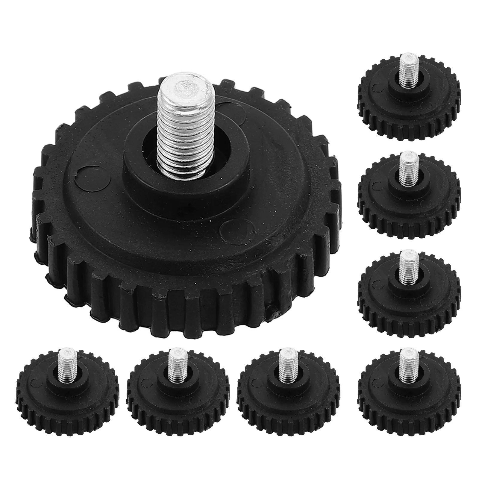 8Pcs Electronic Scale Feet Universal Screw-in Anti-Slip Rubber Replacement Digital Scale Support Stable Foot Pads for Kitchen