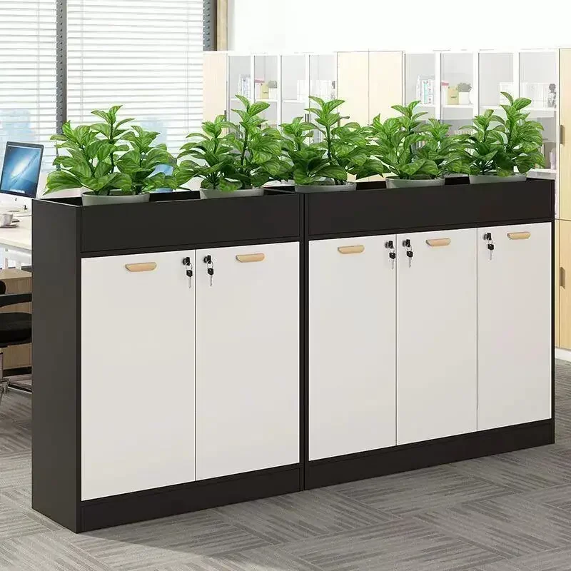 CXX office wooden files, partitions, data cabinets modern simple lockers