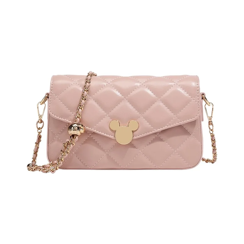 

Disney Mickey Mouse Shoulder Bag Women's Versatile Fashion Crossbody Shoulder Small Square Luxury Purse Handbag Daily Use