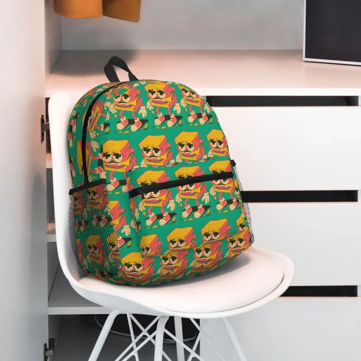 

Рюкзак с местным сэндвичем, рюкзак большой емкости, детская сумка для книг, школьная сумка, сумки на плечо для мужчин и женщин