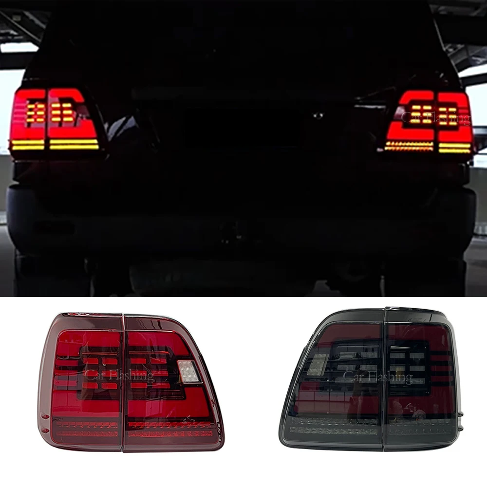 Car LED Tail Light For Toyota Land Cruiser 100 LC100 1998-2007 Rear Running Lamp Brake Reverse Dynamic Turn Signal light