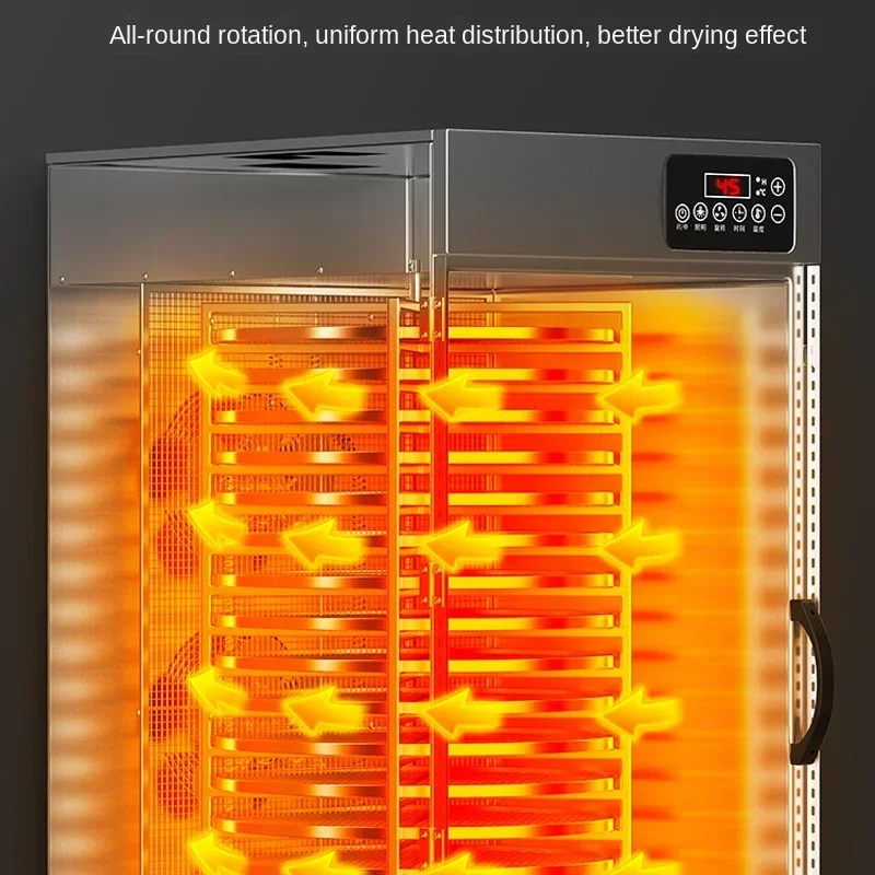 Suszarka do żywności obrotowa duża komercyjna suszarka powietrzna lekarstwo owocowe ziarno utwardzone ryby i mięso zbiornik na odwadniający