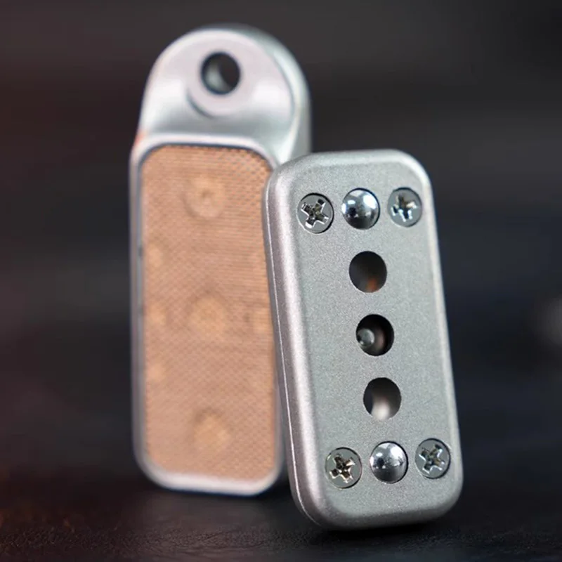 EDC Haptische Slider Push Slider Fidget Slider Speelgoed Vinger Push Spin Munten Decompressie Speelgoed Volwassen Metalen Magnetische Fidget Speelgoed