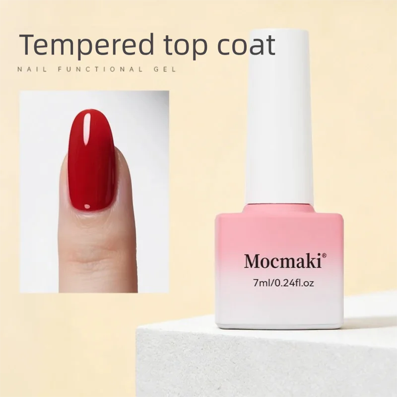 

Mocmaki TPO FREE HEMA FREE 18ml Long Wear Diamond Nowipe Top Coat Peeloff Base Coat Soak Off UV LED Gel Polish Nail Manicure