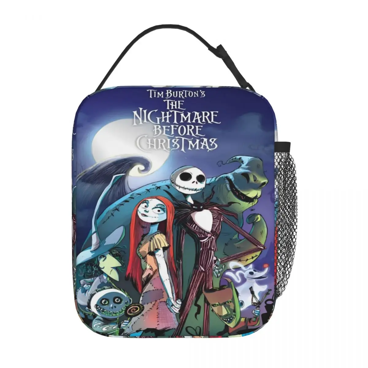 أكياس الغداء المعزولة الحرارية من The Nightmare Before Christmas للمكتب، أكياس حاويات الطعام المحمولة، صناديق الغداء الحرارية المبردة