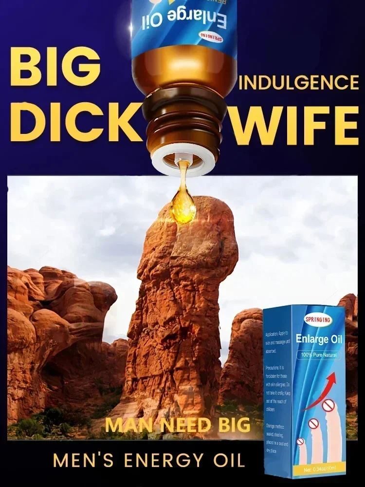 Penies ingrandimento olio ispessimento del pene aumento della crescita Big Dick ingrandisci per gli uomini erezione migliorata ritardo eiaculazione olio di cazzo grande