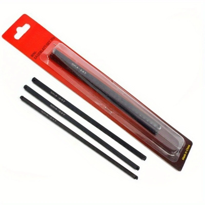 5Pcs Small Hacksaw Blade 153mm 6 Inch Hand Saw Accessories Mini Saw Blade Wood Excision Soft Metal