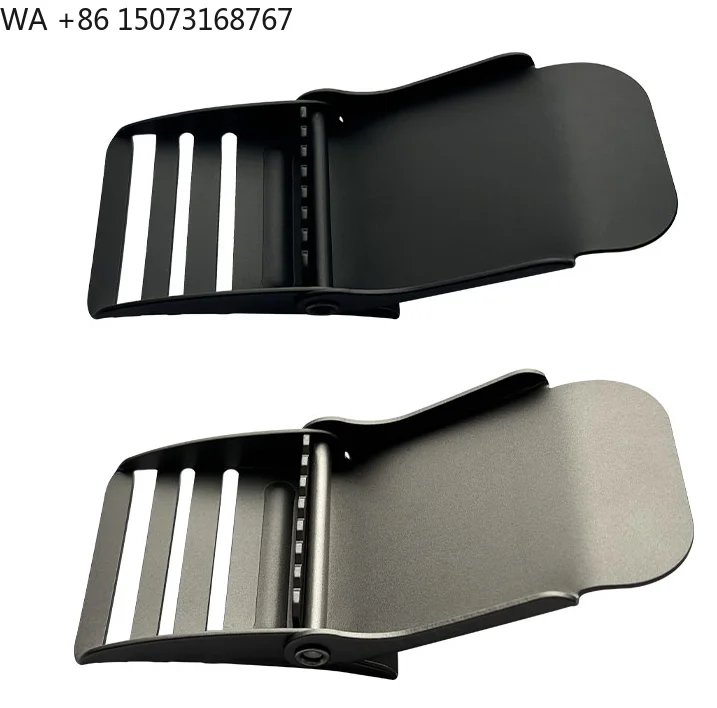 

Оптовые титановые пряжки для поясных ремней с PVD-покрытием, черные титановые пряжки.