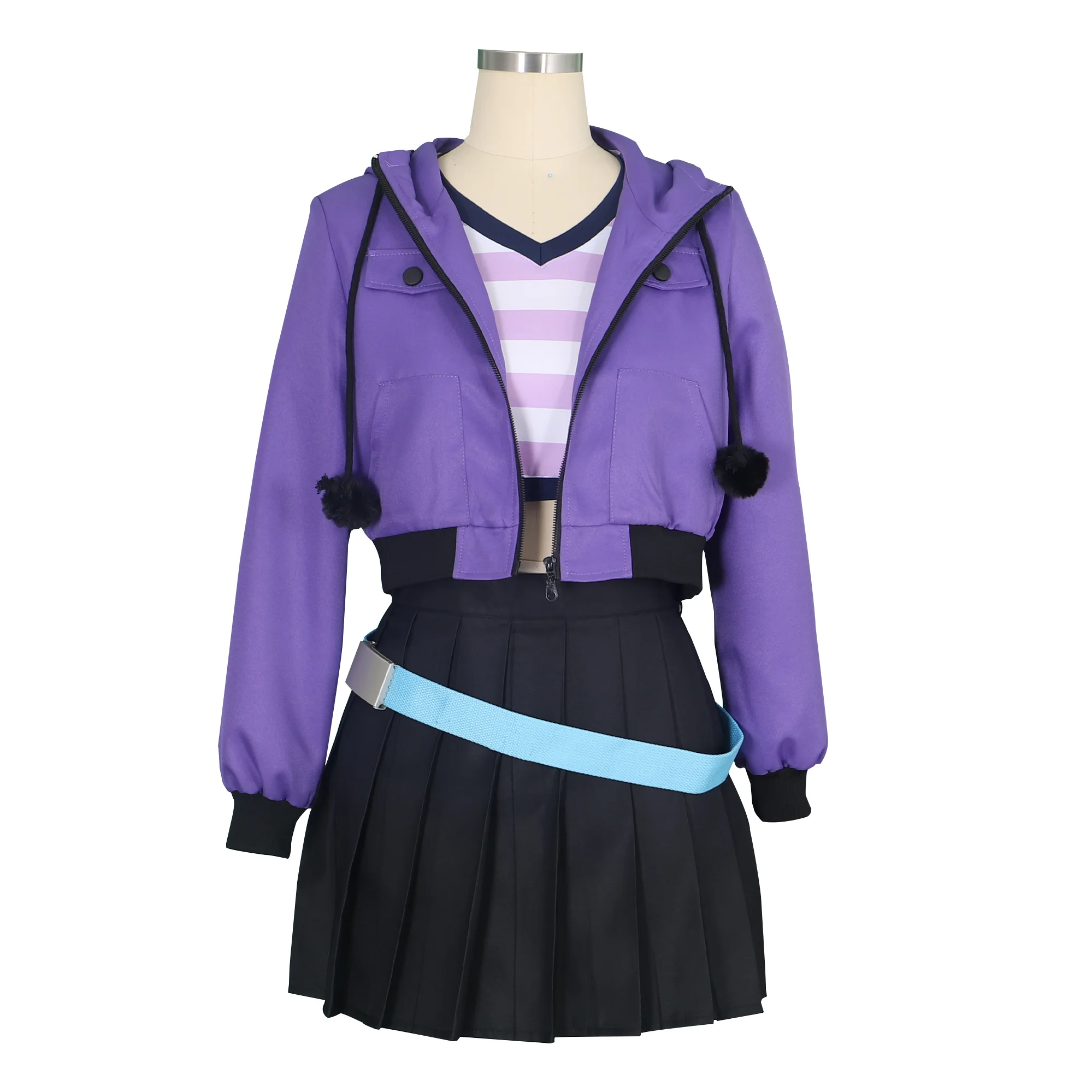 

FGO Cosplay Astolfo Costume Anime Party Uniform Full Set Halloween Outfits Womens Purple Uniform