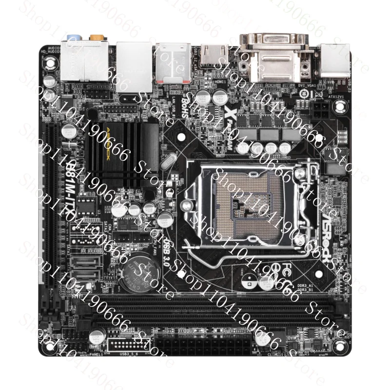 

For ASROCK H81M-ITX motherboard LGA1150 DDR3 16G VGA+DVI+HDMI M-ITX Tested OK