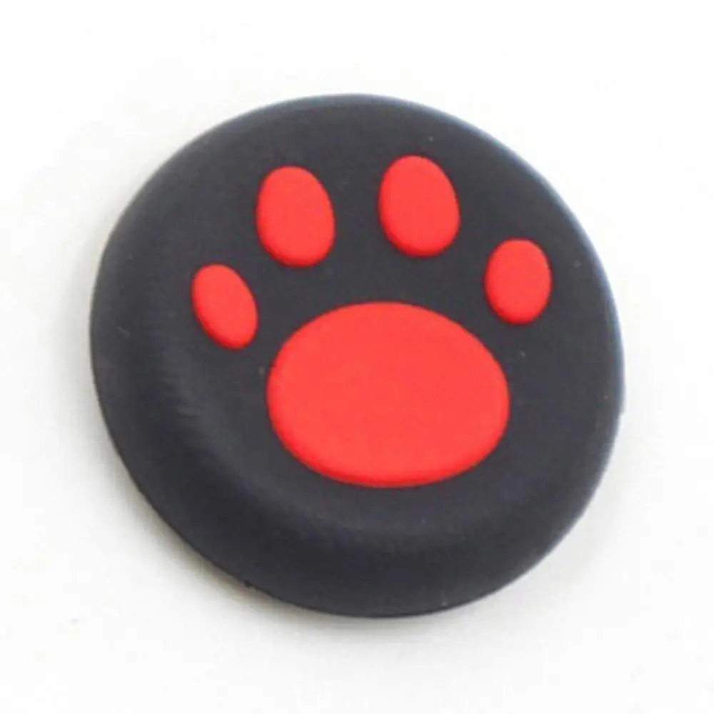 2pcs การ์ตูน Cat PAW ซิลิโคนนุ่ม Thumb Stick Grip CAP จอยสติ๊กคอนโซลเกม Thumbstick กรณี Analog จอยสติ๊กฝาครอบ