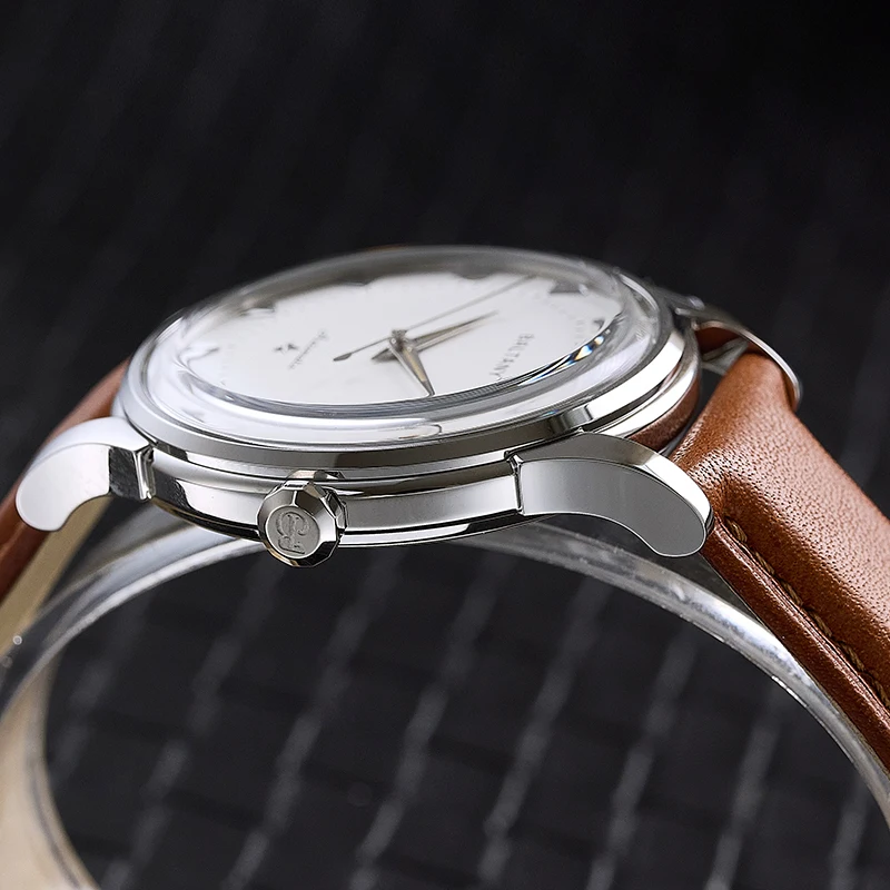 Jam Tangan Mekanik Pria Baltany 2025 Baru 9039 Klasik 38.5mm Tali Kulit Mewah Tahan Air 50m Bisnis Reloj Hombre