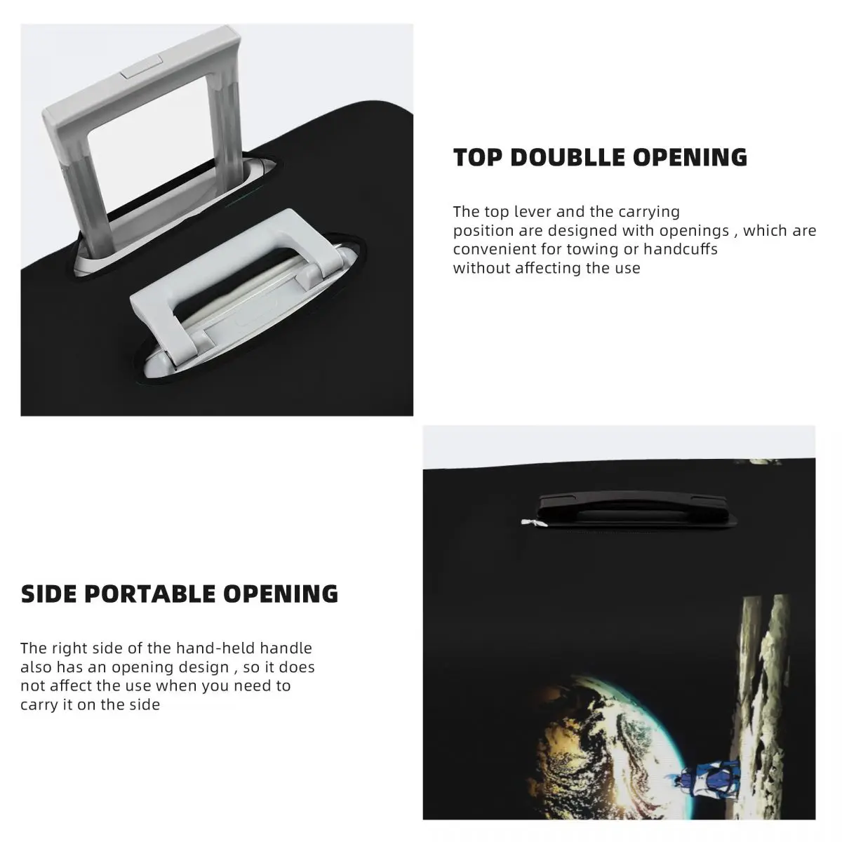 Cyberpunk Edgerunners David Martinez Suitcase Cover Protection Elastic Travel Luggage Protector Covers for 18-32 Inch