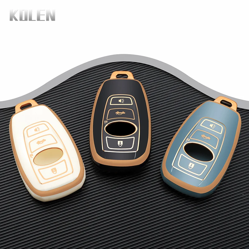 New TPU Car Smart Key Case Cover Shell Fob For Subaru BRZ XV SV Forester Legacy Outback Crosstrek Impreza WRX Ascent Accessories