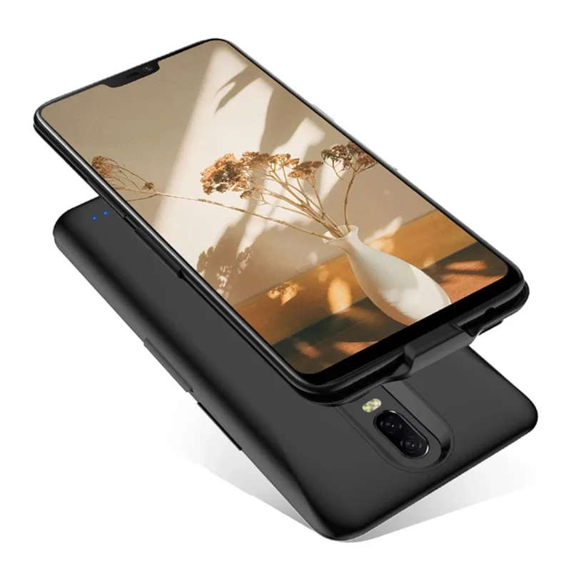 10000mAh External Battery Charger Cases for OnePlus 6T Portable Charger Power Bank Cover Power Case for Oneplus 6 Charging Case
