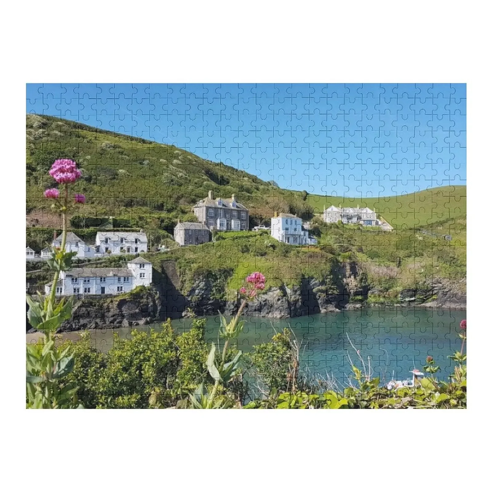 

Port Isaac in North Cornwall (Portwenn in Doc Martin) Jigsaw Puzzle Personalized Child Gift Personalised Puzzle