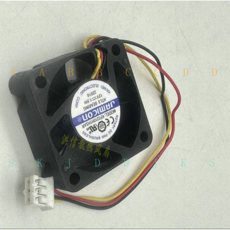 M  KF0310H1HSAR DC12V 1.5W 3-Wire Cooling Fan 30*10MM