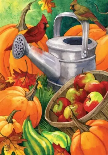 Fall Watering Can 12.5