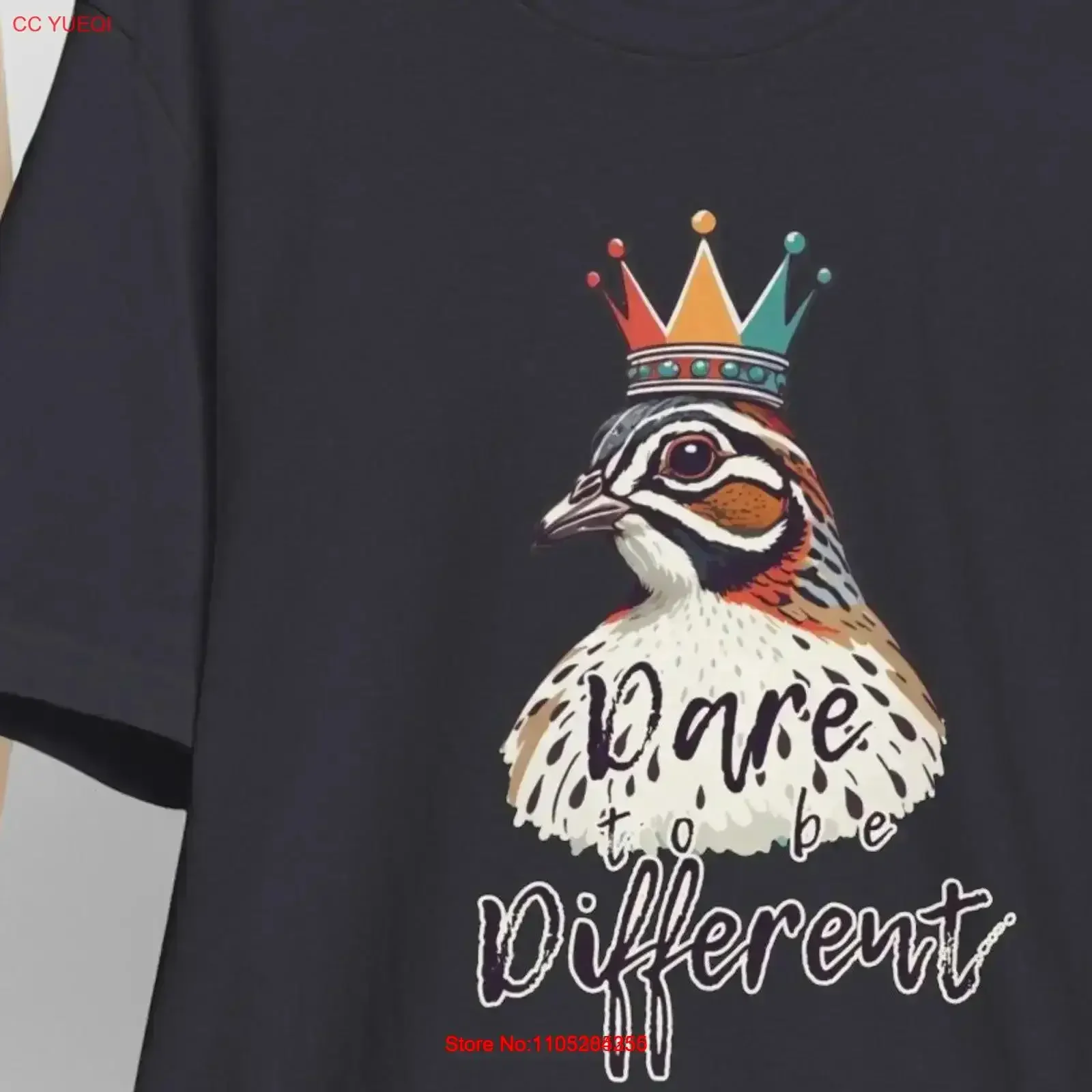 Quail Bird Dare to be DifferenT T Shirt Inspirational Autism Awareness Homestead Unique vintage Washed Slightly Stylish