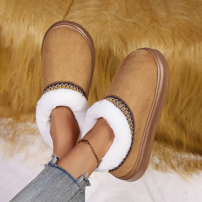 

Пушистые женские тапочки, домашние повседневные плюшевые ботильоны, женские зимние роскошные дизайнерские туфли на платформе с нечетким мехом для девочек в помещении и на открытом воздухе