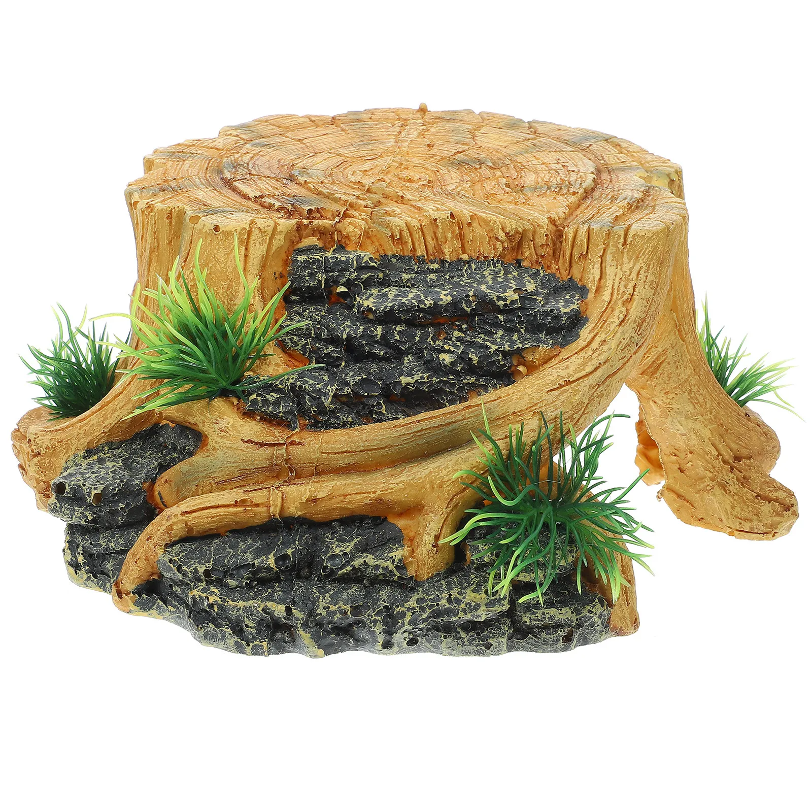 

Платформа для загара черепах из смолы, декоративная пещера для рептилий, украшение для аквариума, декор для террариума черепах, аксессуары для среды обитания бородатых агам