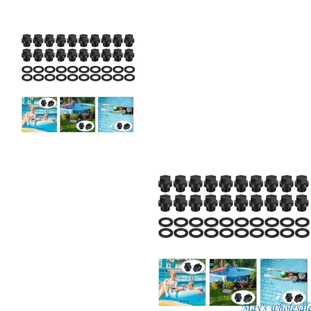 20 Pack Sturdy Pool Plugs for Efficient Maintenance Of Haywards Systems 448A