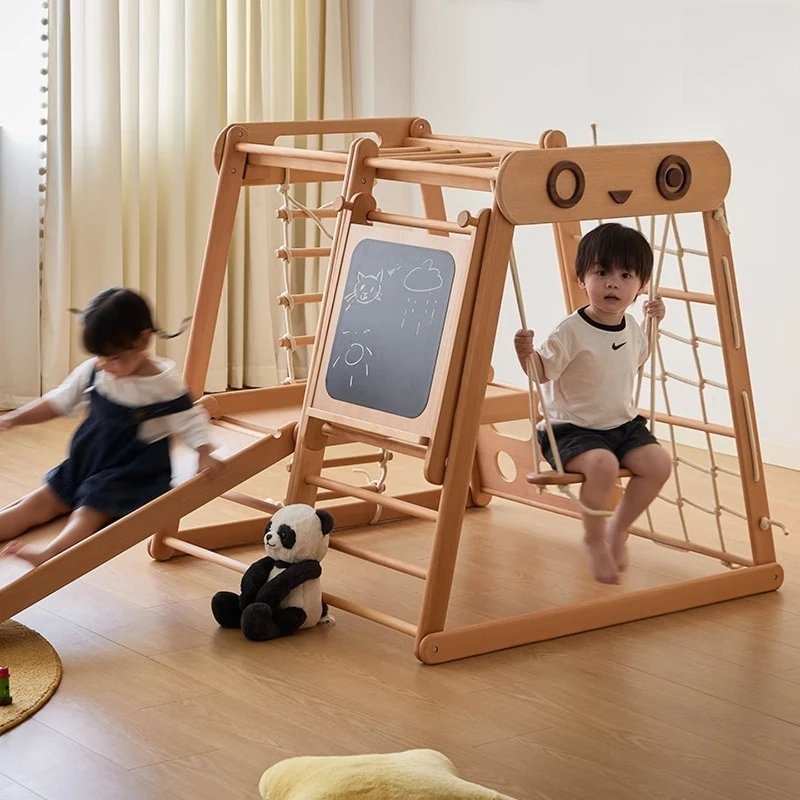 Climbing frame slide slide swing ring small amusement park indoor furniture home chinchilla climbing frame assembly