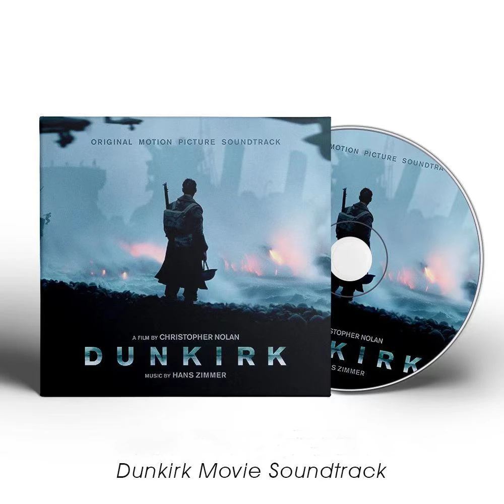 

Movie Dunkirk The IMAX Experience Hans Zimmer Music CD Greatest Hits OST Album Music Record Cosplay Walkman Car Soundtracks Box