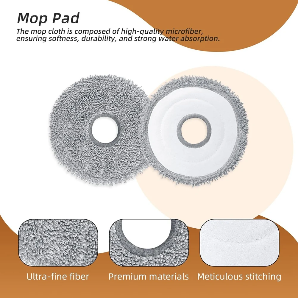 N98R Für Dreame L10s Ultra/L10 Ultra, für Xiaomi Roboter Vakuum X20 + Plus Vakuum Hauptseite Pinsel hepa-Filter Mopp Tuch Staubbeutel