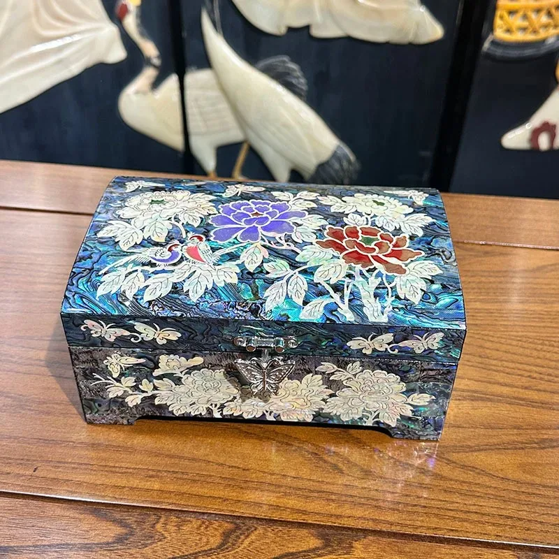 Intangible Cultural Heritage Lacquer Jewelry Box Business Gifts New National Style